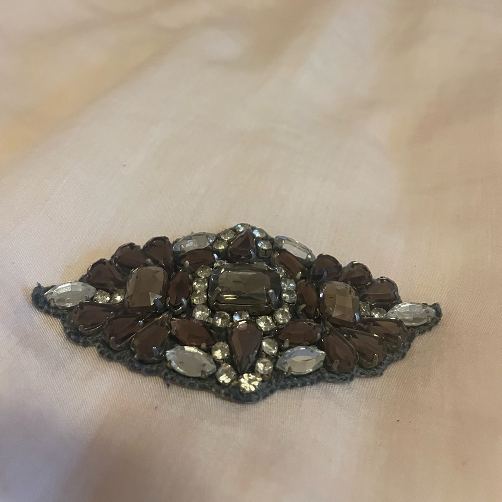 Anthropologie Crystal Slide Clip
